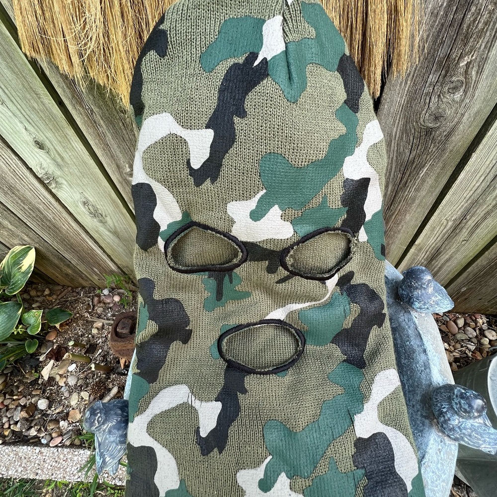 Camouflage ski mask